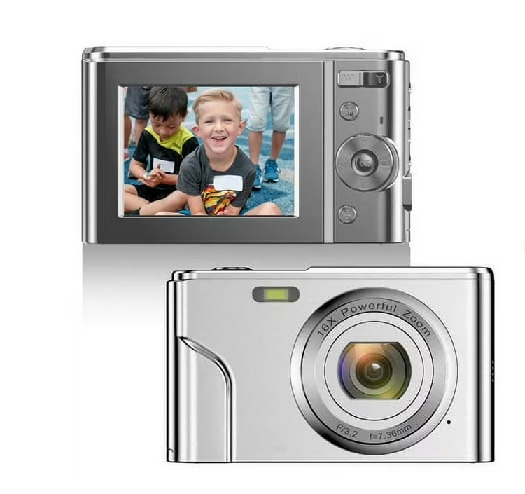 ACTITOP Digital Camera 1080P Compact Mini Camera 36MP 2.4inch Rechargeable Pocket Camera with 16X Digital Zoom for Kids Students Teens