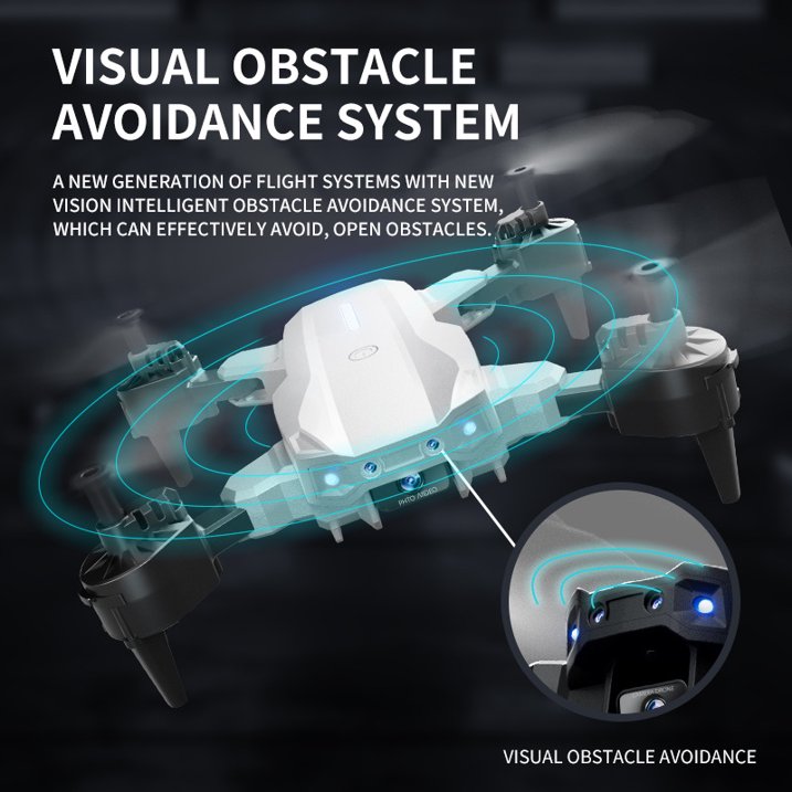 Drones with Dual Camera for adults & Kids,4K HD FPV Mini Drones lightweight Anti-Shake with Obstacle Avoidance for Beginner