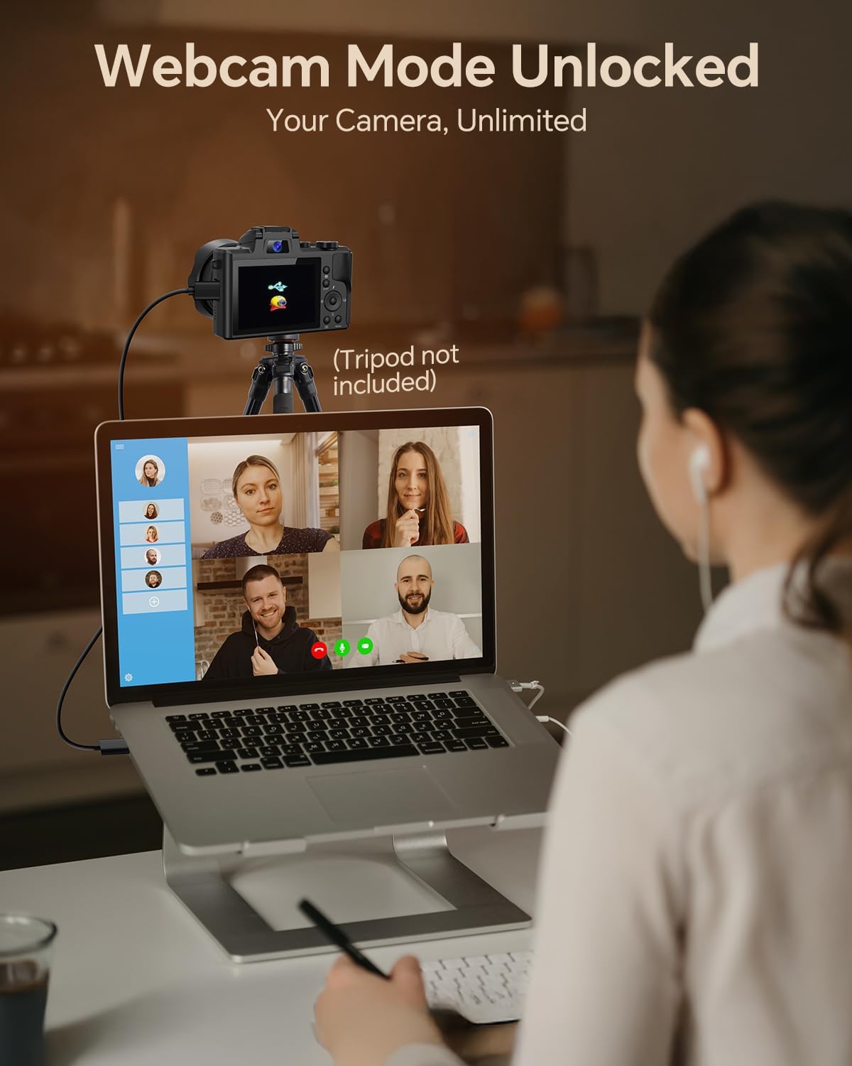 ACTITOP Digital Camera for Photography 8K 88MP Autofocus WiFi Vlog Dual Camera for YouTube with 32GB Card,16X Digital Zoom Touch Screen Video Camera