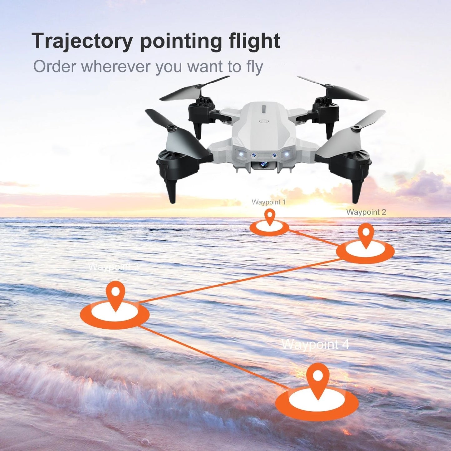 Drones with Dual Camera for adults & Kids,4K HD FPV Mini Drones lightweight Anti-Shake with Obstacle Avoidance for Beginner